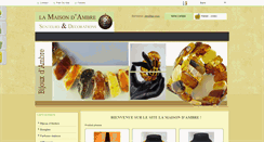 Desktop Screenshot of lamaisondambre.fr